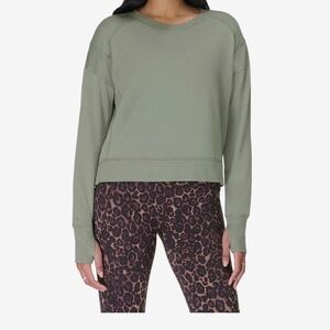 Sweaty Betty after class crop sweatshirt